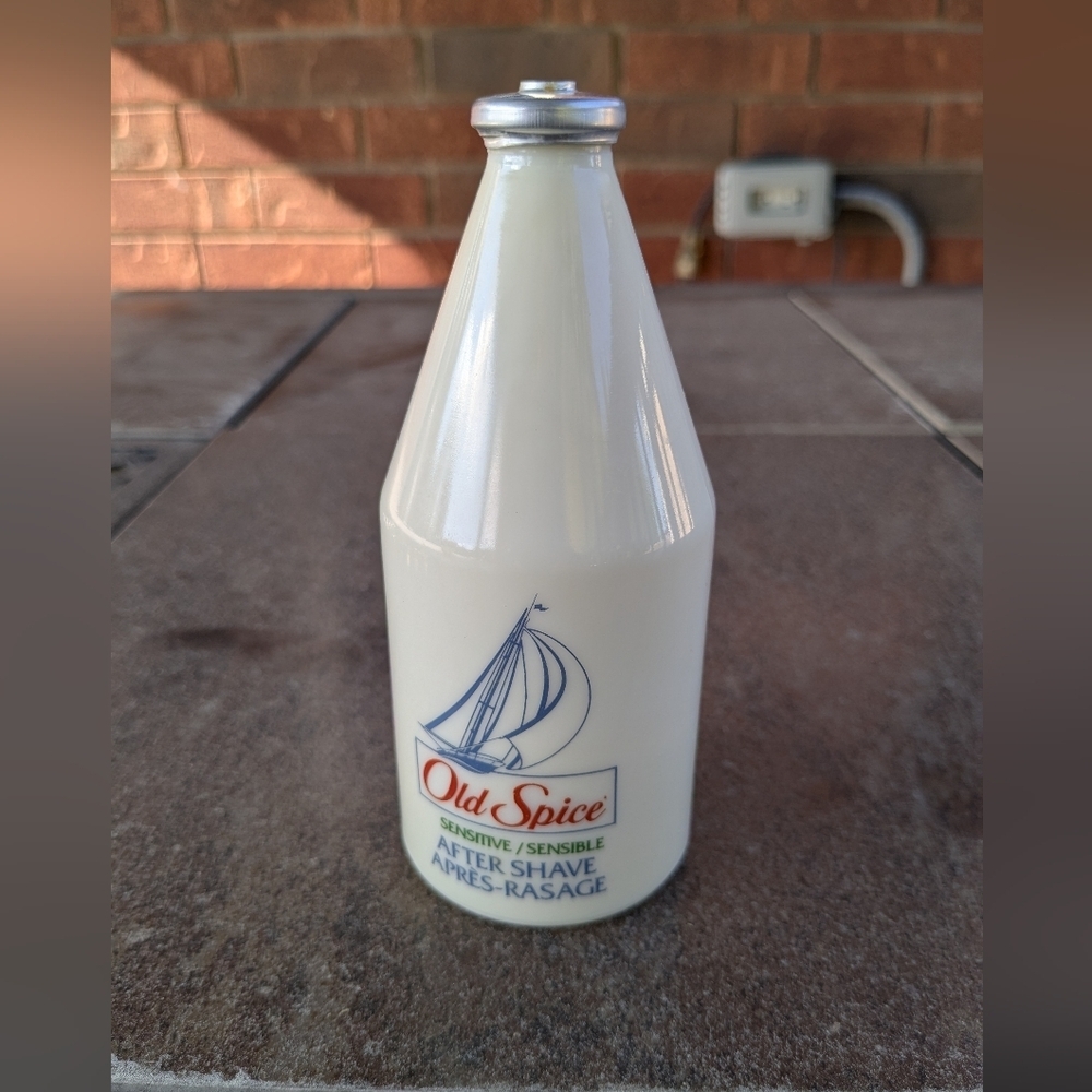 Old Spice Sensitive After Shave Bottle